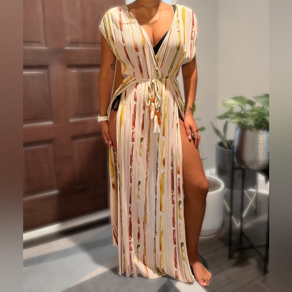 fab’rik summer dress swim coverup size Small